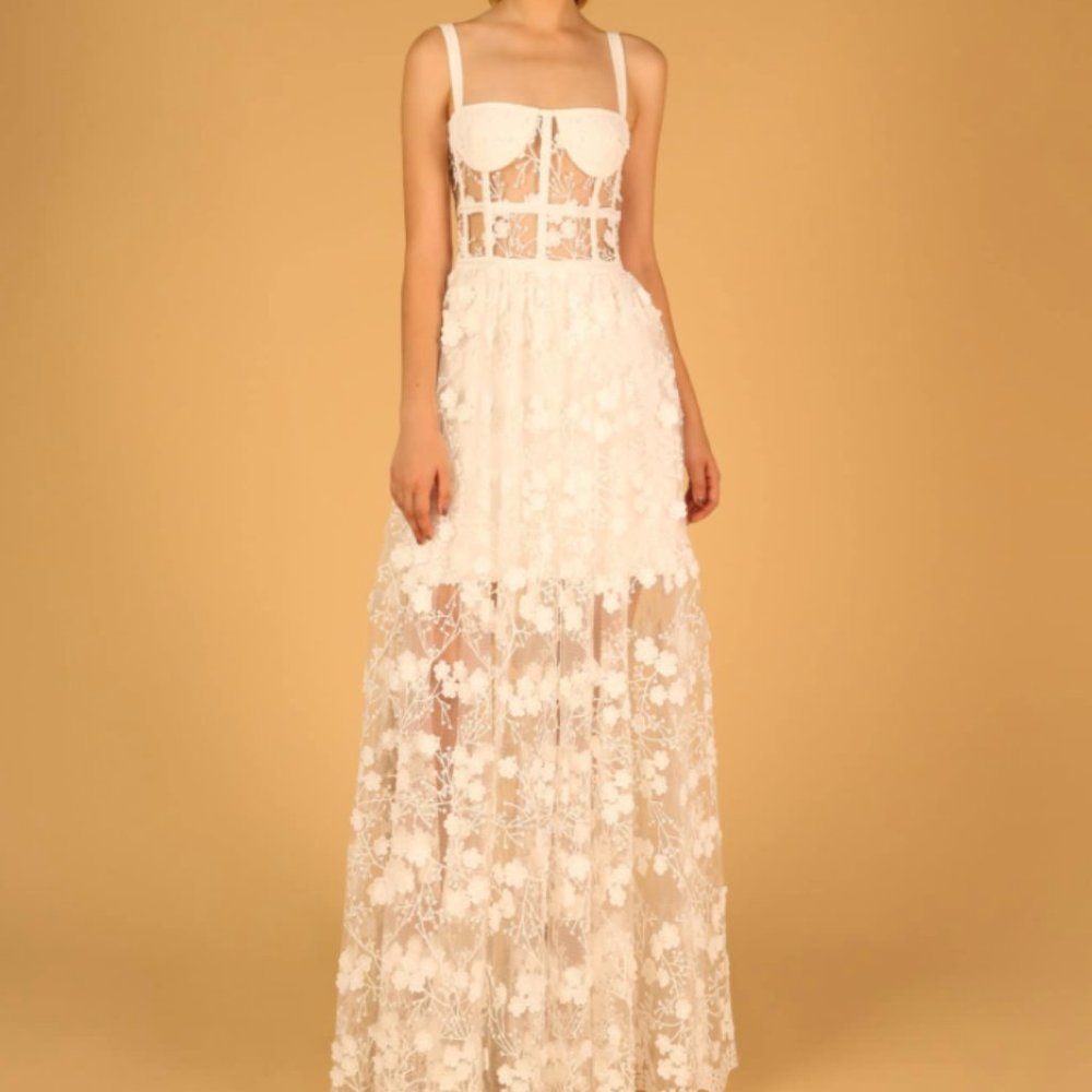 Bronx And Banco White Maxi Dress